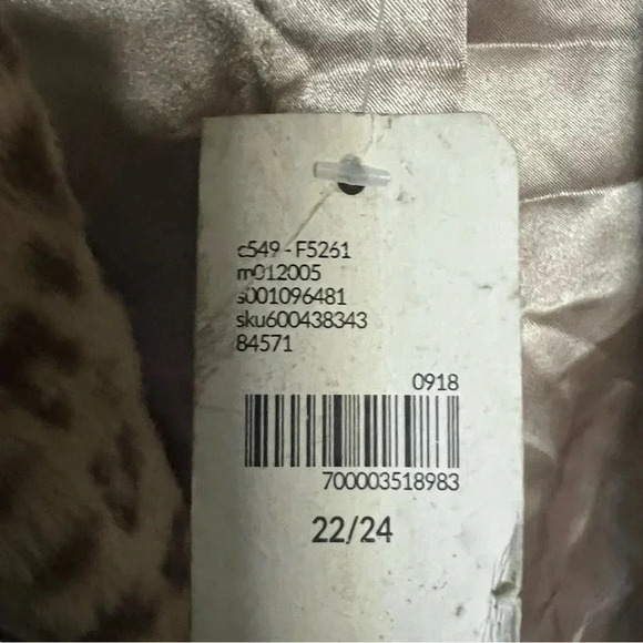 NWT Lane Bryant Leopard Print Faux Fur Jacket Coat Plus Size 22/24 - Picture 12 of 12
